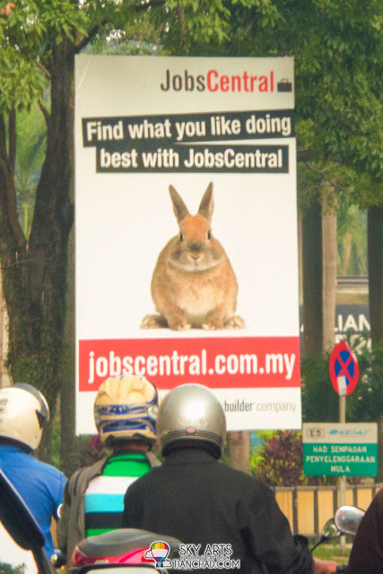 Funny advertisement board captured using zoom lens on S4 Zoom