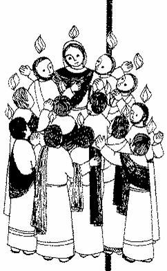 Pentecostés colorear Pentecostés colorear