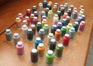 63 Brother Embroidery Thread Colors.