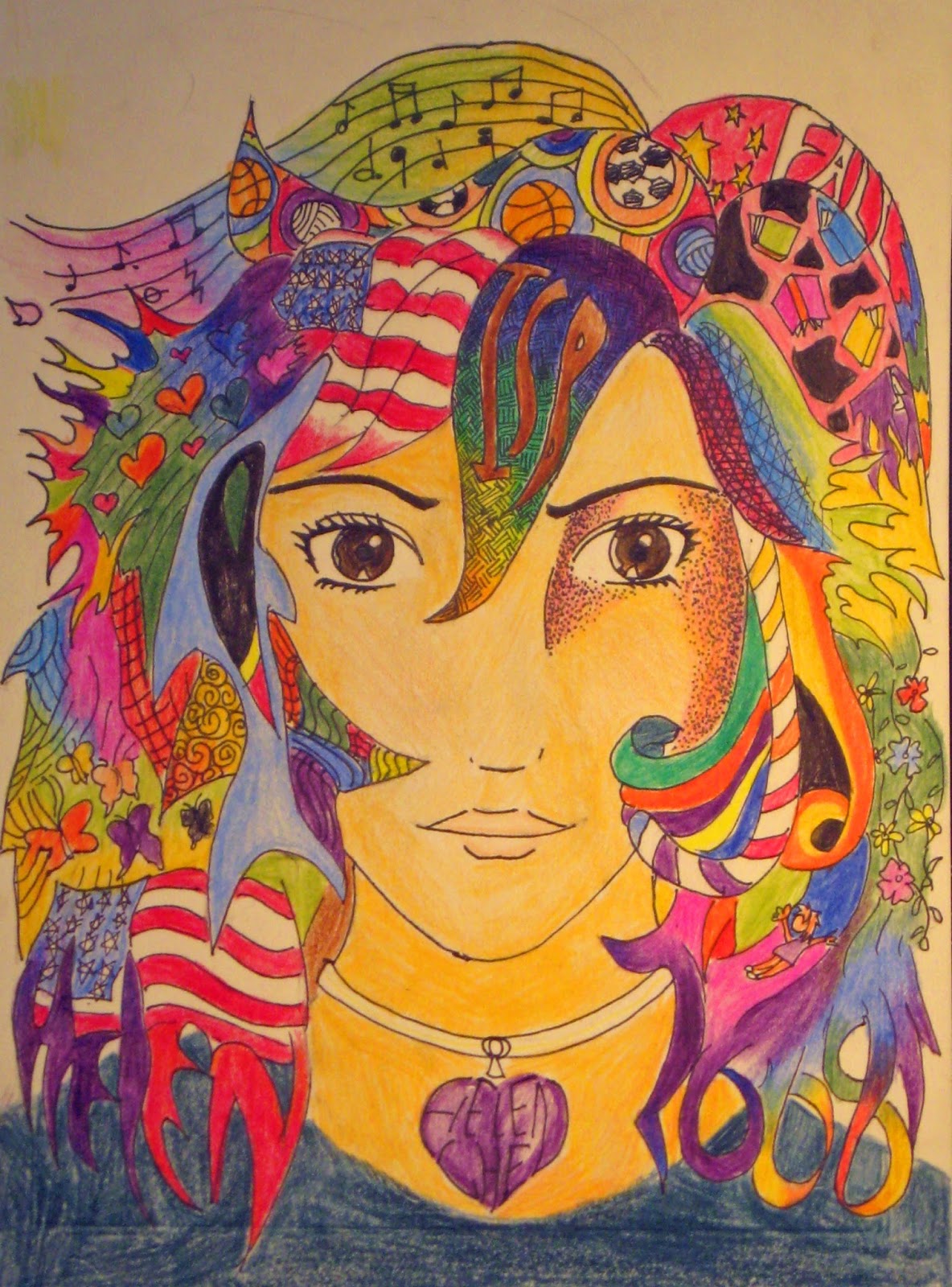 Crobble's Art Bad Hair Day