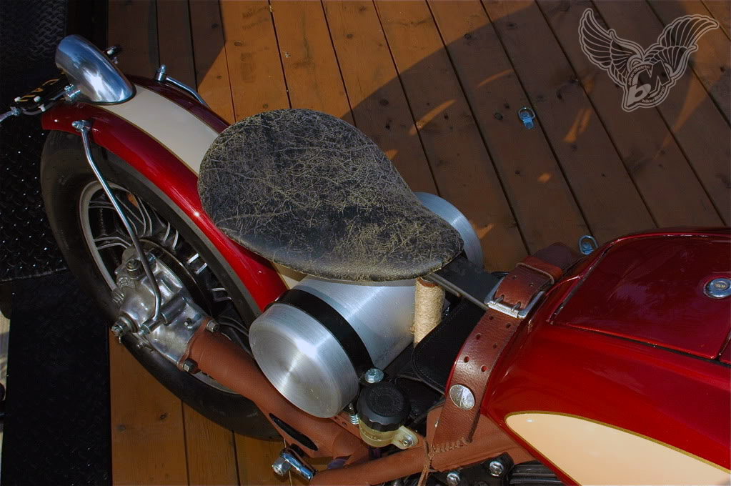 1983 honda gl1100 bobber - top detail | richard becker