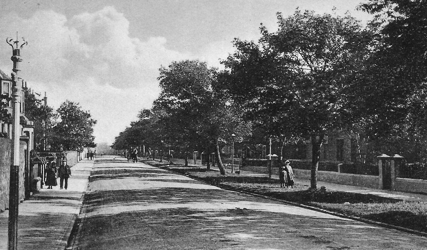 Tour Scotland Old Photograph Ardrossan Road Saltcoats Scotland