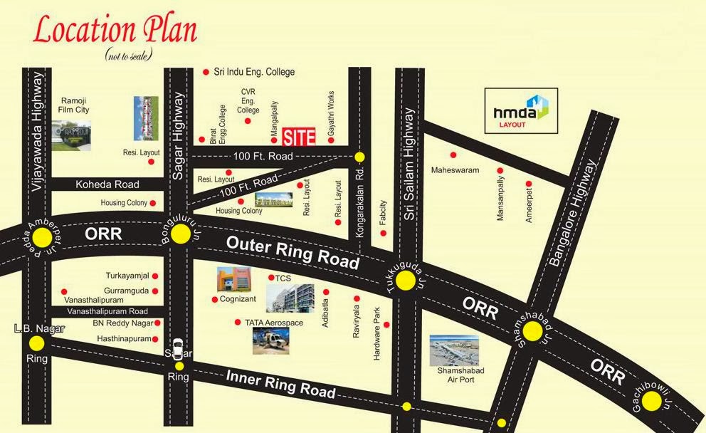 HMDA APPROVED PLOTS IN ADIBATLA, HYDERABAD NEAR BY TCS, CTS, TATA