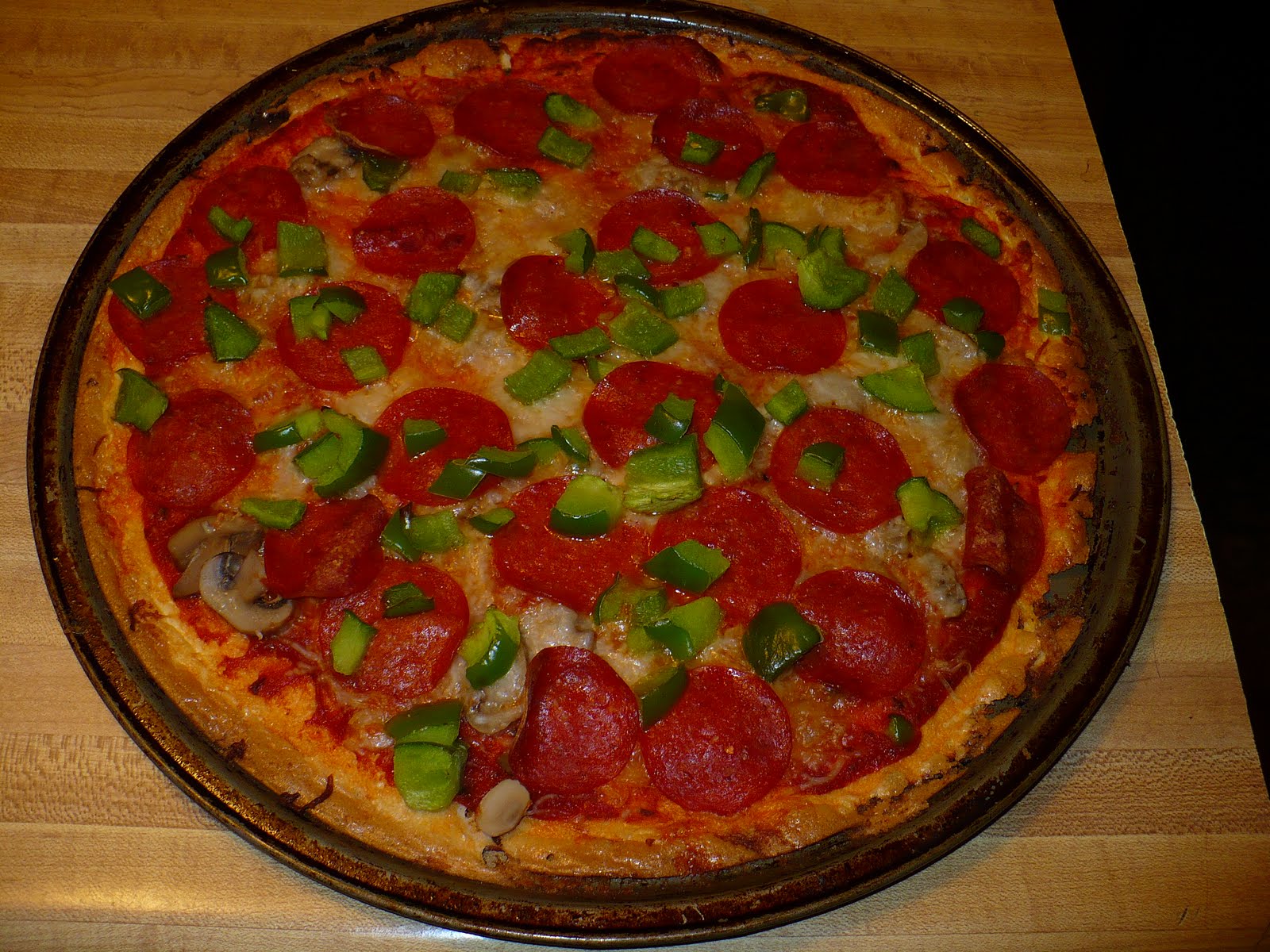 Low Carb Living Oopsie pizza and my tired exercise buddy