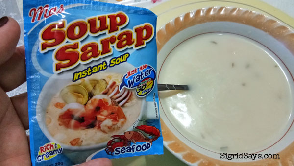 MAS SOUP SARAP Seafood Soup