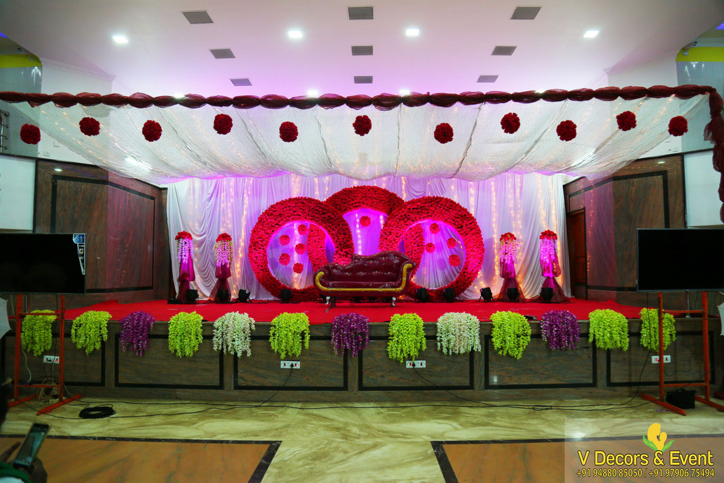 V Decors And Events Recent Decorations At Avrk Mahal