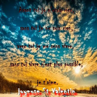 message de saint valentin