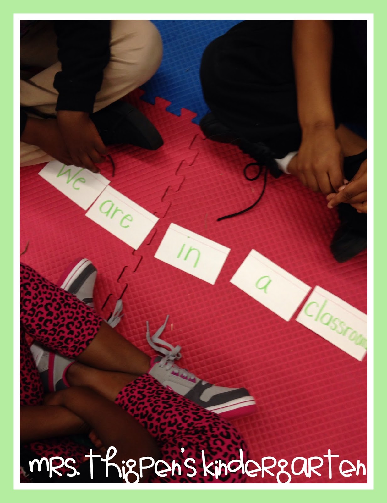 Mrs. Thigpen's Kindergarten Sentence Practice & CVC Words