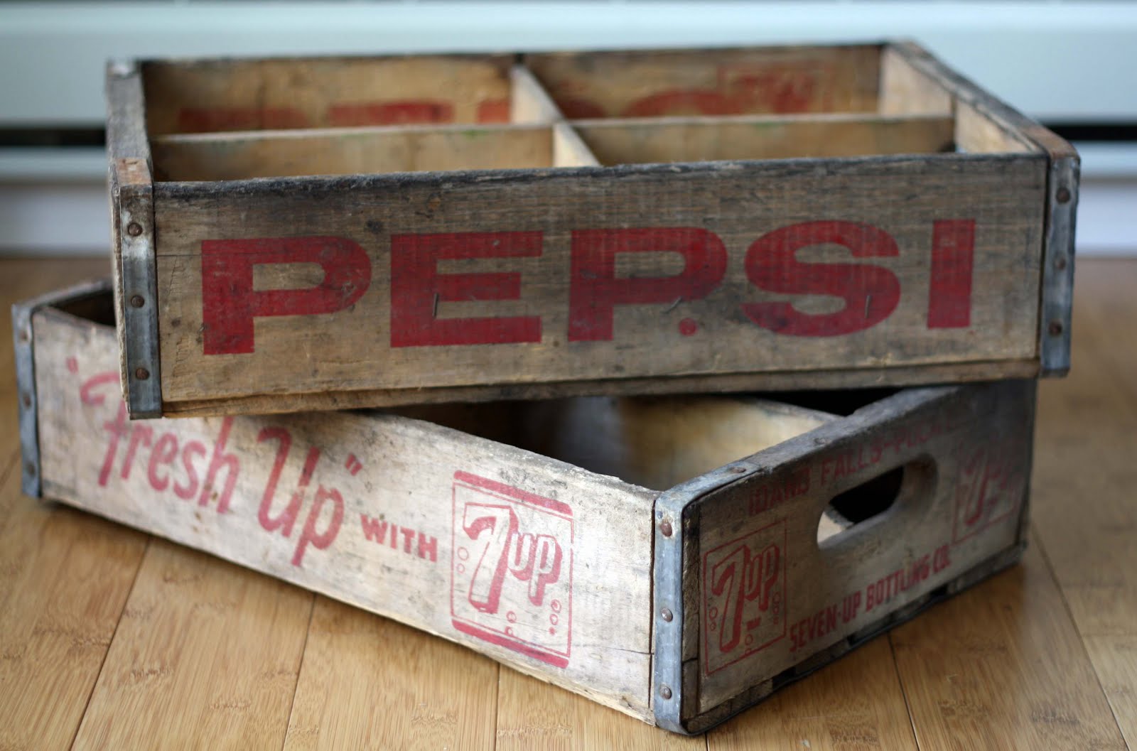 Running With Scissors Vintage Soda Crates
