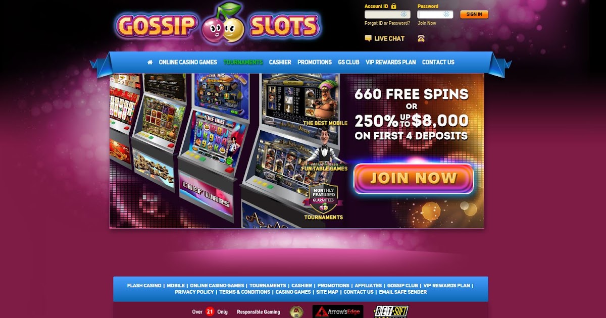 Gossip slots casino no deposit bonus codes