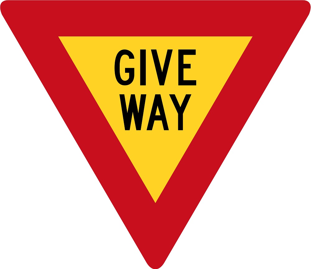 Way sign. Give way. Give way sign. Way svg. Give me a sign.