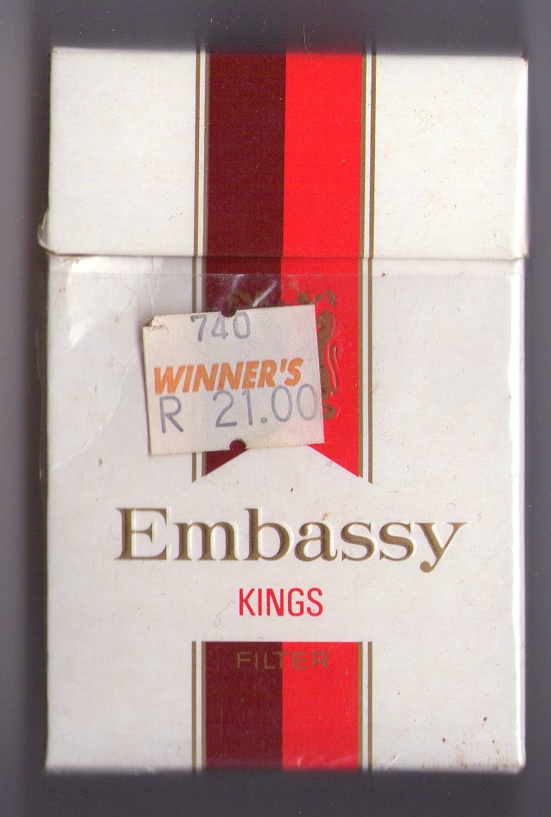 Ma Collection de paquets de cigarettes EMBASSY