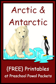 Arctic & Antarctic Themed FREE Preschool Printables | Preschool Powol