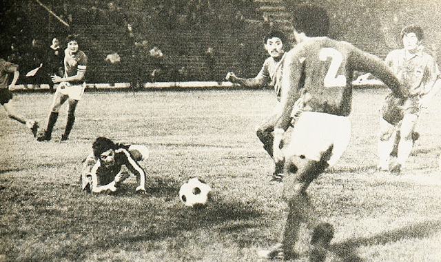 Chile y México en partido amistoso, 16 de agosto de 1972
