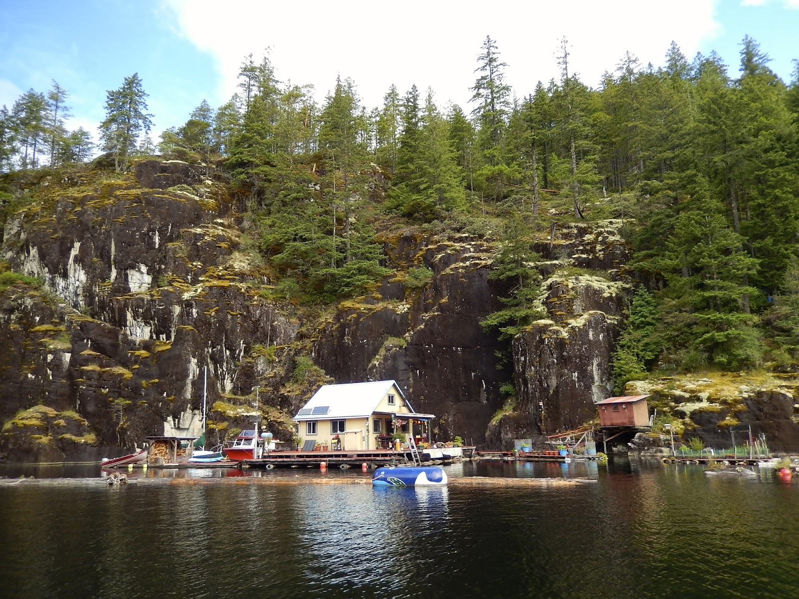 Powell River Books Blog Float Cabin Living What is the weather like?