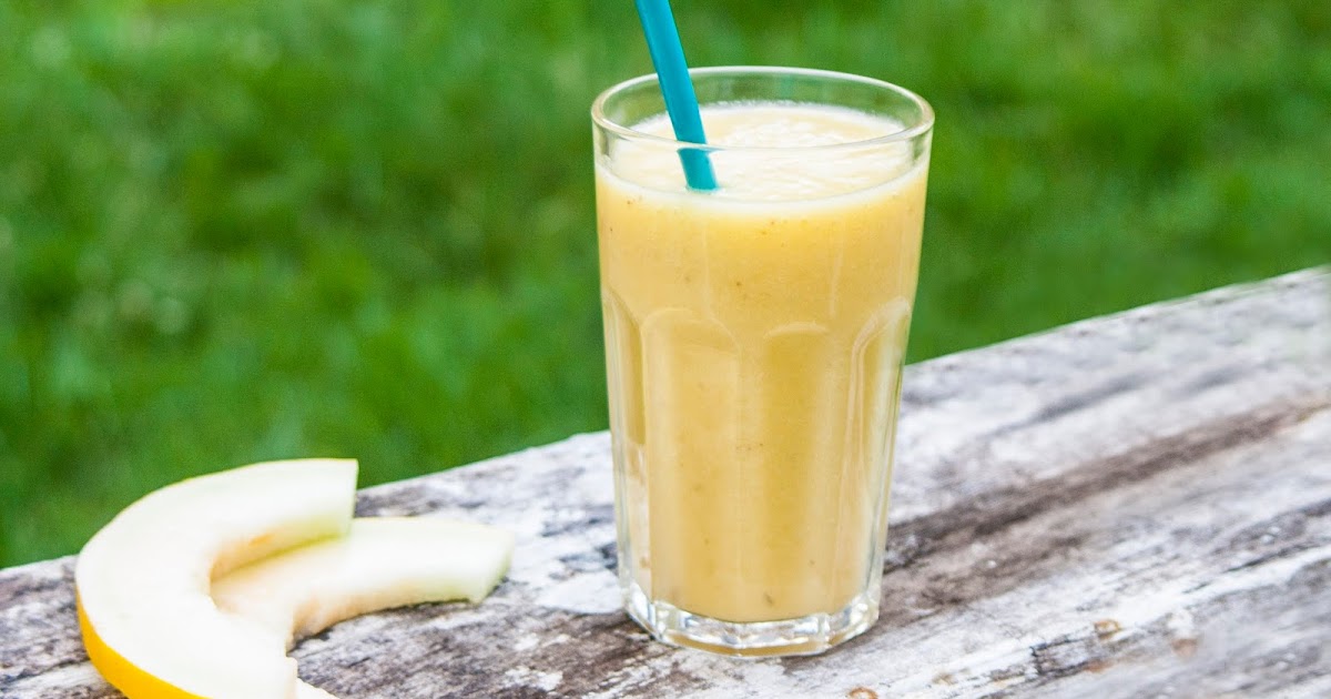 Smoothie z melona, mango i banana Wegujemy