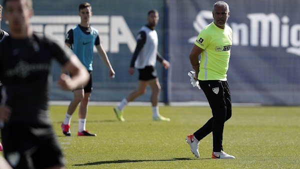 El Málaga entrenará pasadas las 10:00 horas