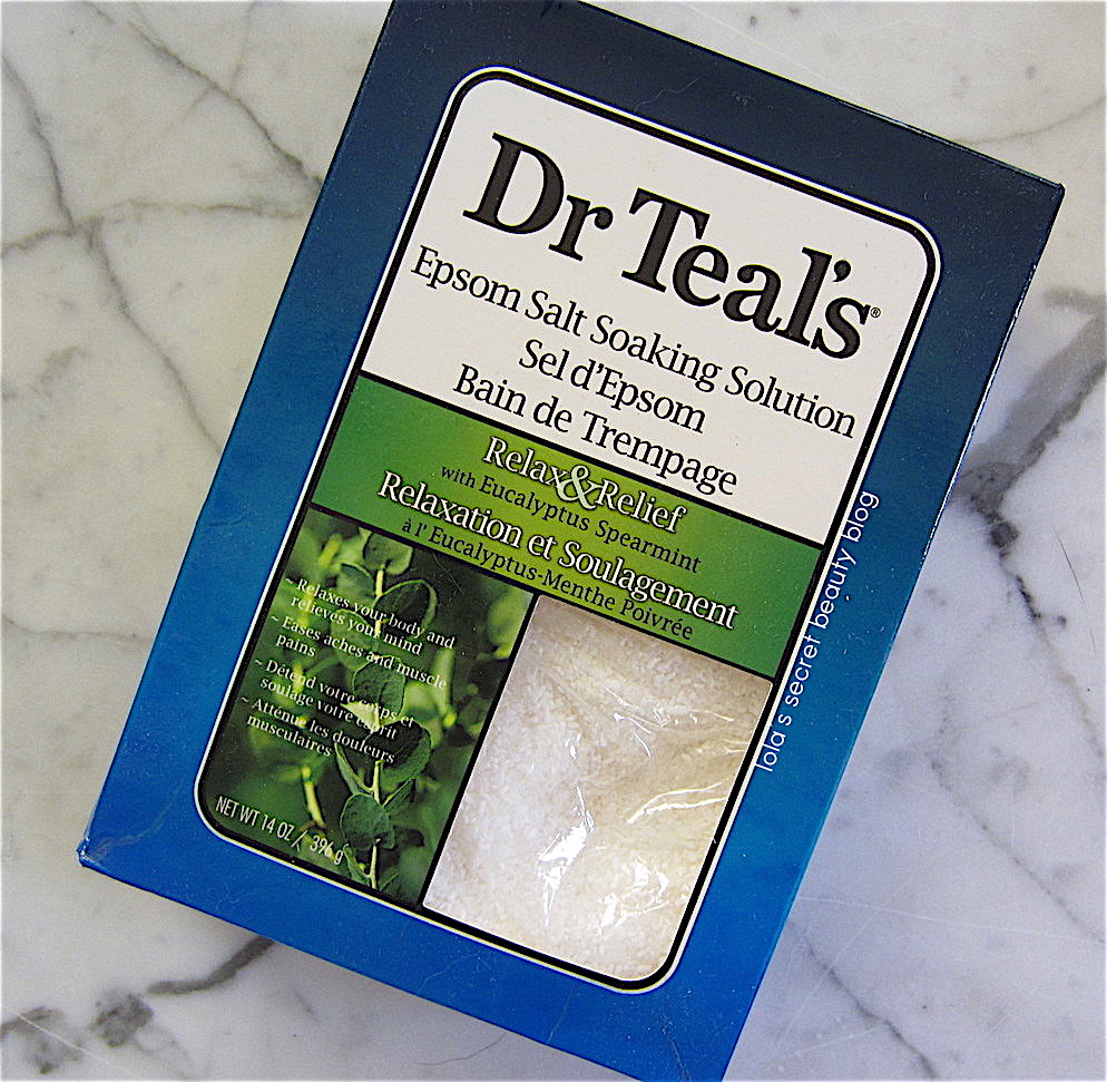 lola's secret beauty blog Dr Teal's Epsom Eucalyptus Spearmint Salt