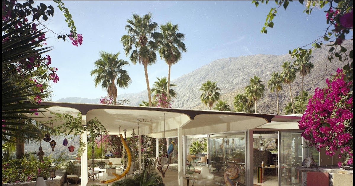 VINTAGE PHOTOGRAPHY William Burgess House in Palm Springs by Julius Shulman