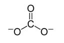Structural Formula of Carbonate