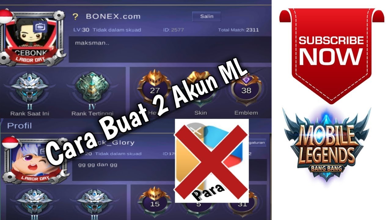 Cara Membuat 2 Akun ML Dengan Mengaitkan Akun Facebook