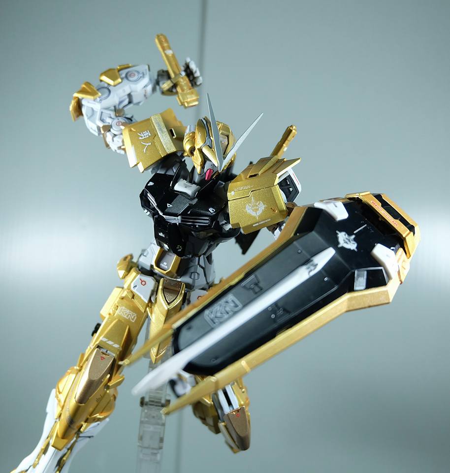 Custom Build: MG 1/100 "Prototype Akatsuki" Gundam Astray Gold Frame