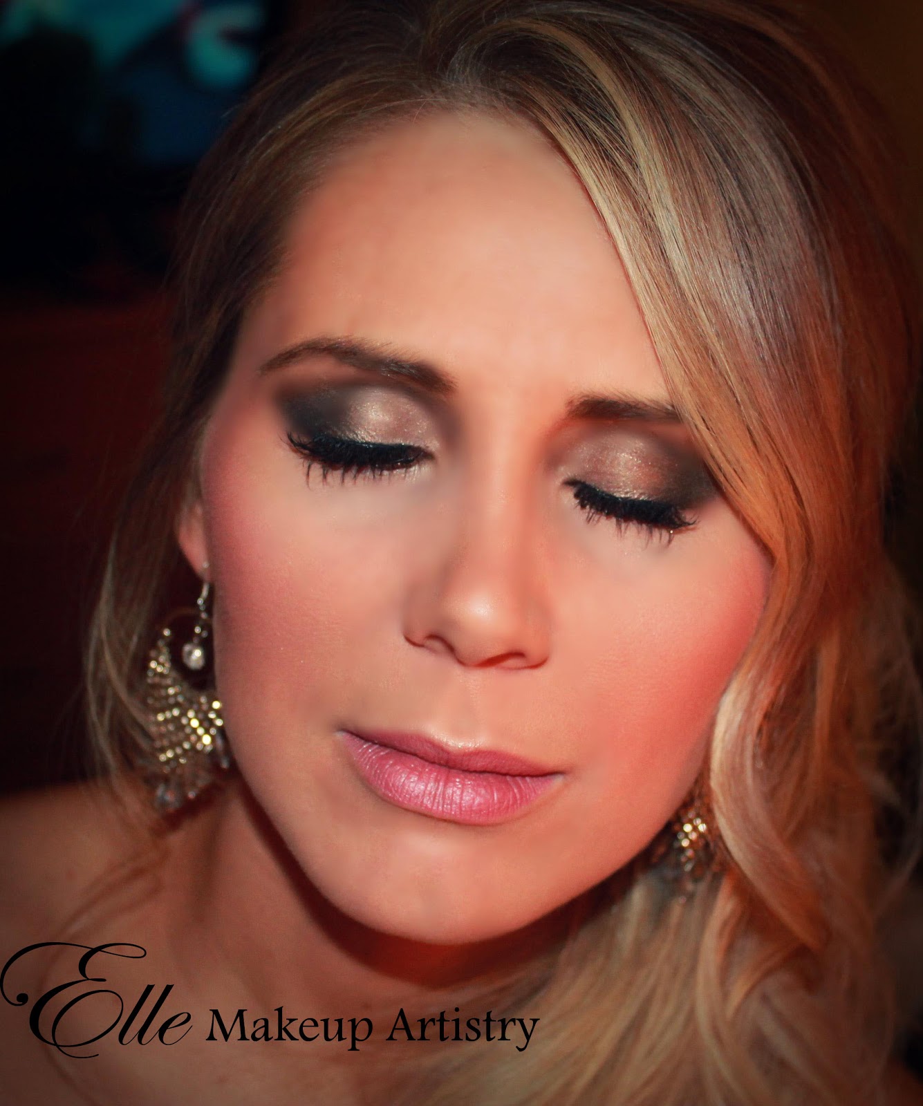 Elle Makeup Artist Bridesmaid Makeup for New Years Eve Wedding