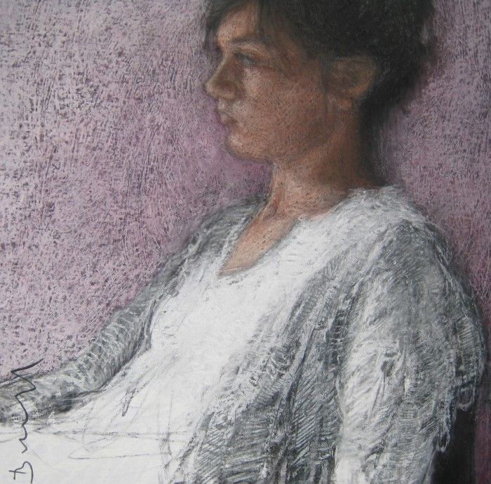 Фигуративные картины и портреты пастелью. Sophie Burbaloff