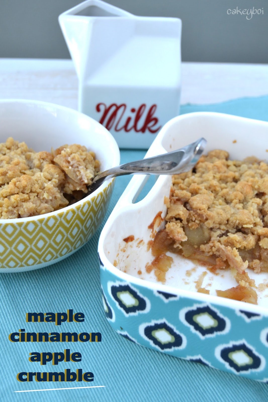 Cakeyboi Maple Cinnamon Apple Crumble