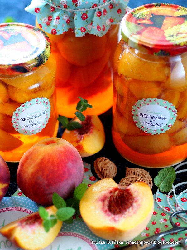 Na Zime Brzoskwinie W Syropie Do Ciast I Deserow Smaczna Pyza