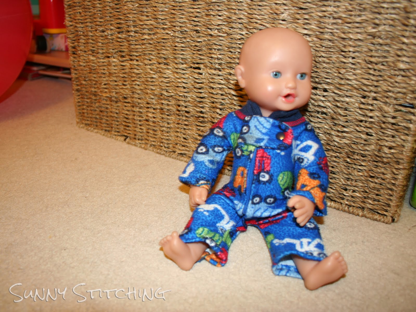 Sunny Stitching Boy Doll Pajamas