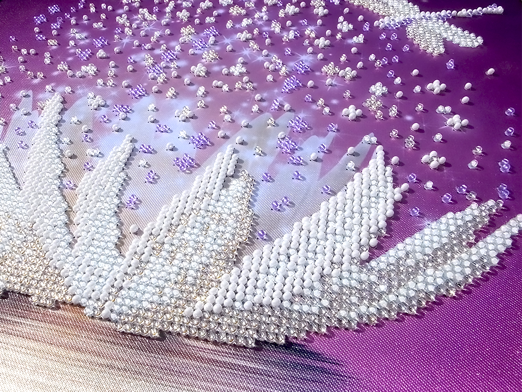 crochet knit unlimited Bead embroidery, beaded stitching, beading on