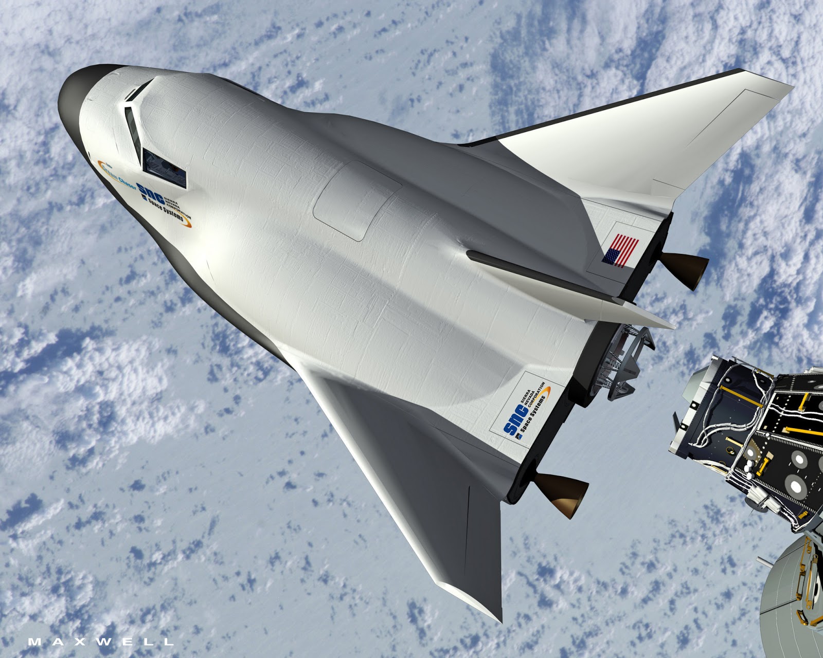 Dream Chaser Rendering Image on Space Aircraft Wallpaper 3241 - AERONEF.NET