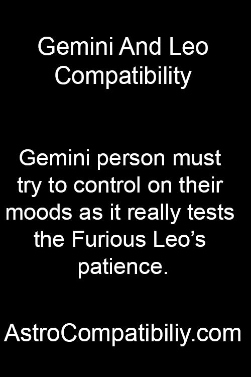 Gemini Woman and Leo Man Love Compatibility