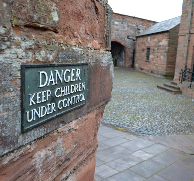 Great Days Out with Northern  | Our Day Trip to Carlisle by Train - Carlisle Castle Wall Walk Sign