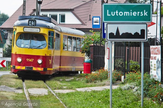 Przednia Platforma Tramwaju Tramwaje W Polsce Suplement Lodz Linia 43
