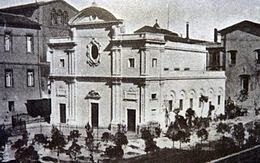 Chiesa SS.ma Trinità dei greci a Pisa prima della demolizione intorno al 1942