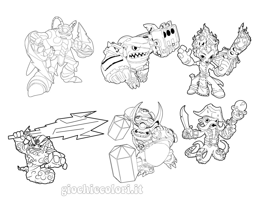 Disegno Di Skylanders Trap Team Golden Queen Da Colorare Disegni Da Colorare E Stampare Gratis