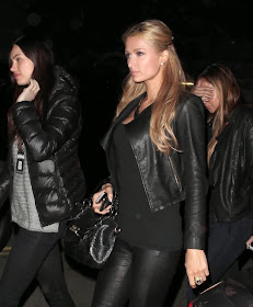 Paris Hilton Tight Black in Jay-Z Concert and Afterparty in Hollywood