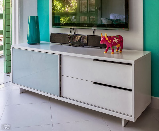 Antes e Depois do Apartamento decorado 60 m²: planejado e com personalidade. Blog Achados de Decoração