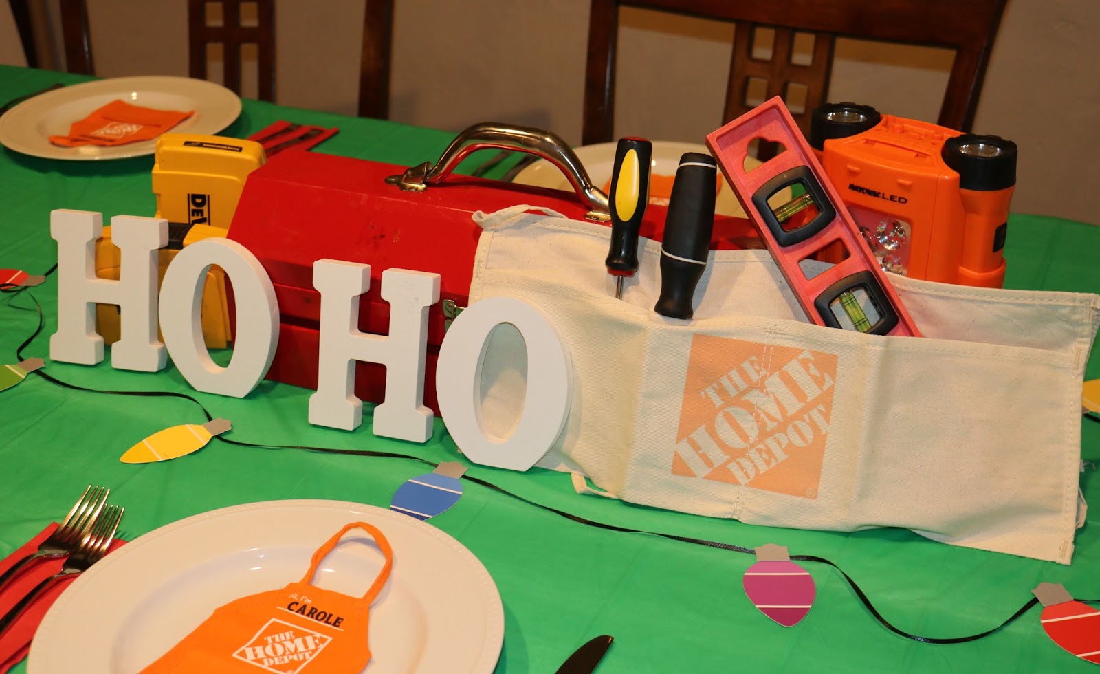 Invite and Delight HO HO HOme Depot Party Part I