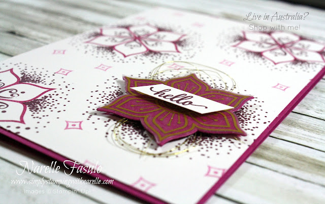 Create gorgeous cards like this with the Eastern Beauty stamp set - get yours here - http://bit.ly/2xqbLdc 