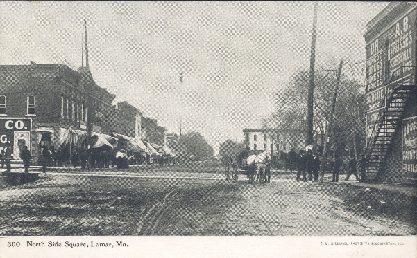 SHOW ME Johnson County West Central Missouri History Old Postcards