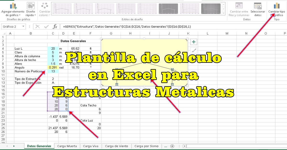 Forzado preocupación Creyente 🥇Plantilla de cálculo en Excel para Estructuras Metálicas - REQUISITOS Y  MAS INFO. AQUÍ 👉