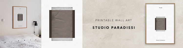 Contemporary Printable Wall Art by Studio Paradissi