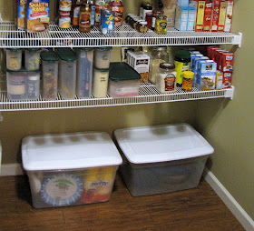 Goodbye, House. Hello, Home! Blog : The Organizing of a Walk-In Pantry