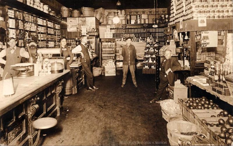 Vintage photos inside the Shops and Stores in Early 20th century