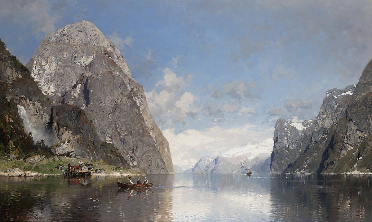 Georg Anton Rasmussen ~ Pinturas de paisagens