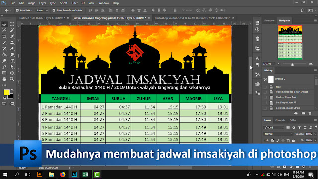 Cara mudah membuat jadwal imsak dan waktu sholat Cara mudah membuat jadwal imsak dan waktu sholat