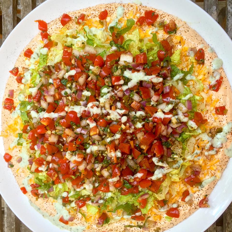 Haute + Heirloom Saturday Down South Creamy Taco Dip with TacoRanch